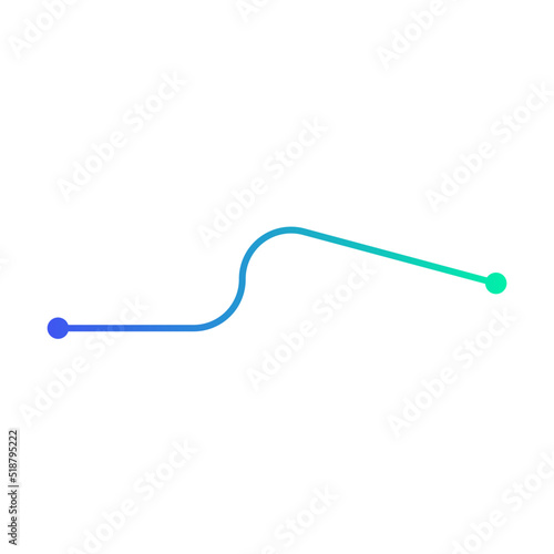 gradient curve line point  © KEN111