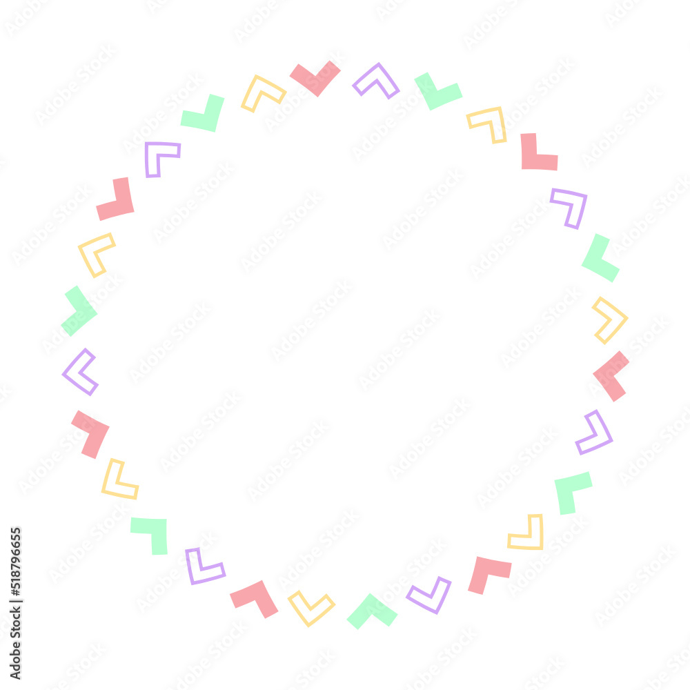 colorful circle frame
colorful circle frame