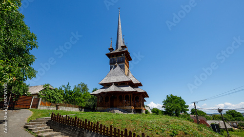 The wooden church of Calinesti Susani in the Maramures of Romania