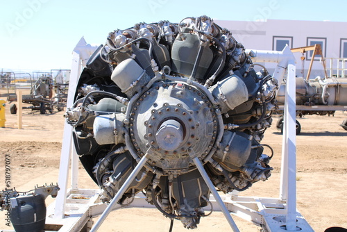 Military airplanes and aircraft engines vintage