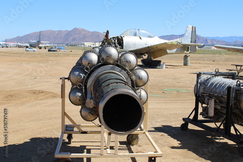 Military airplanes and aircraft engines vintage