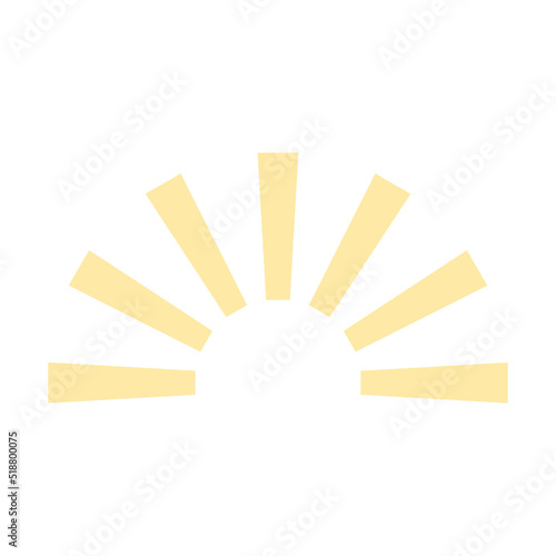 half radial rays
