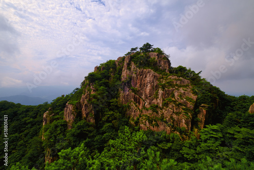 Canvas Print Scenic view of mountains against sky