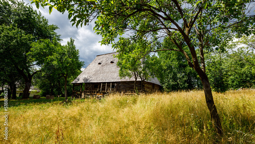 Historic farm house in Maramures Romania photo