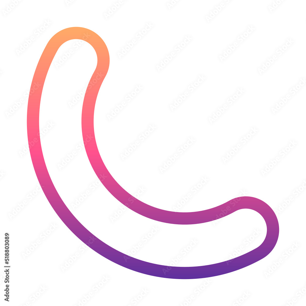 gradient half circle line element
gradient half circle line element