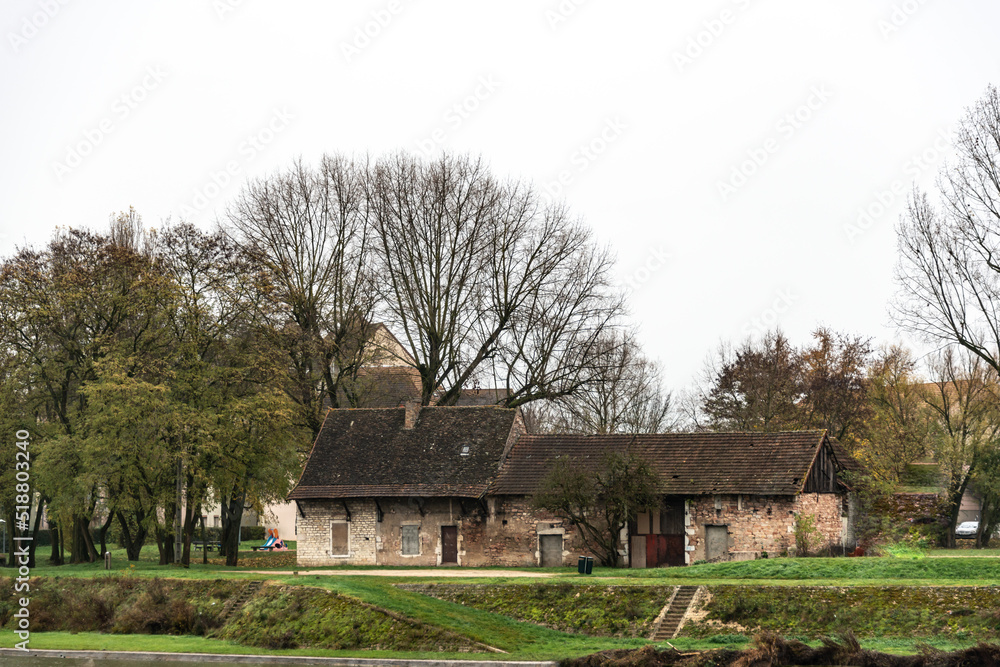 Fototapeta premium old farm house in europe