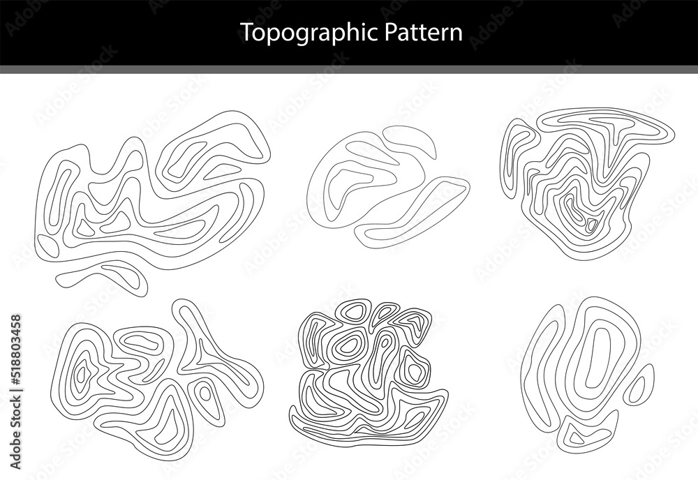 Topography pattern and geography map , Abstract Line, Vector illustration Topography pattern and geography map , Abstract Line, Vector illustration