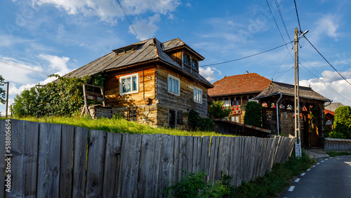 Farms and Farm houses in Oncesti Maramures Romania photo