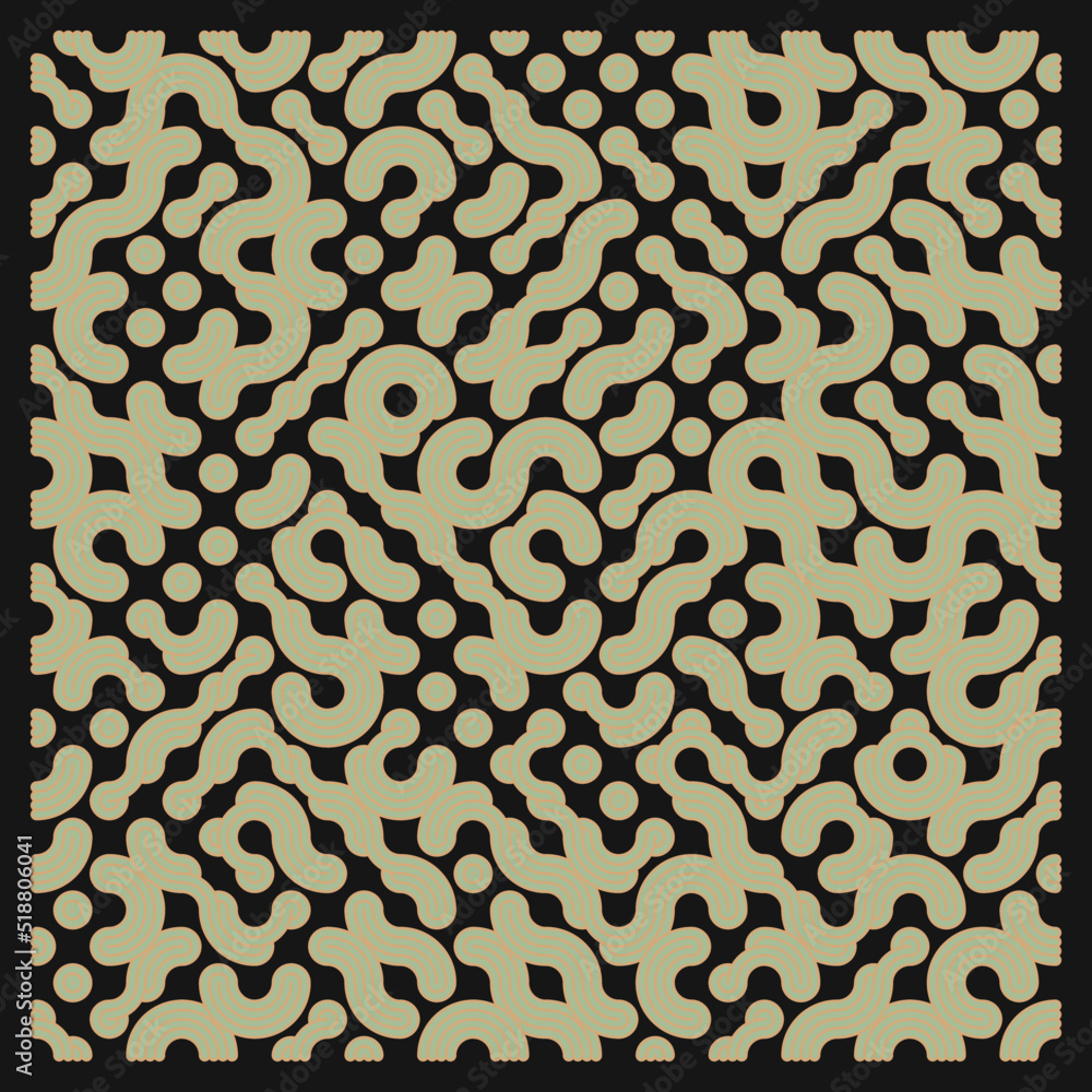 Color truchet tiling connections illustration Color truchet tiling connections illustration