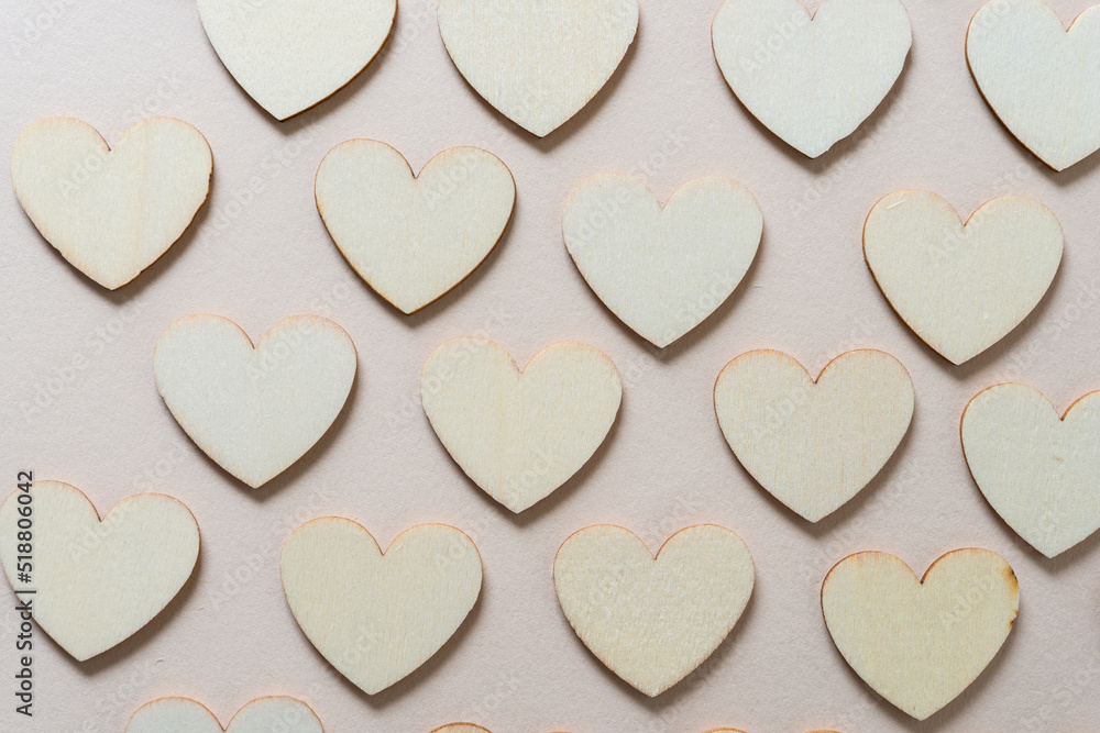 wooden heart shapes background wooden heart shapes background