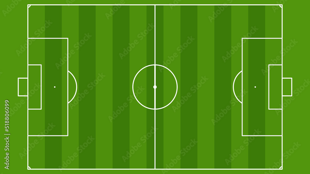 graphic football field with dark green and light green pattern grass for graphic designer or match line up graphic football field with dark green and light green pattern grass for graphic designer or match line up