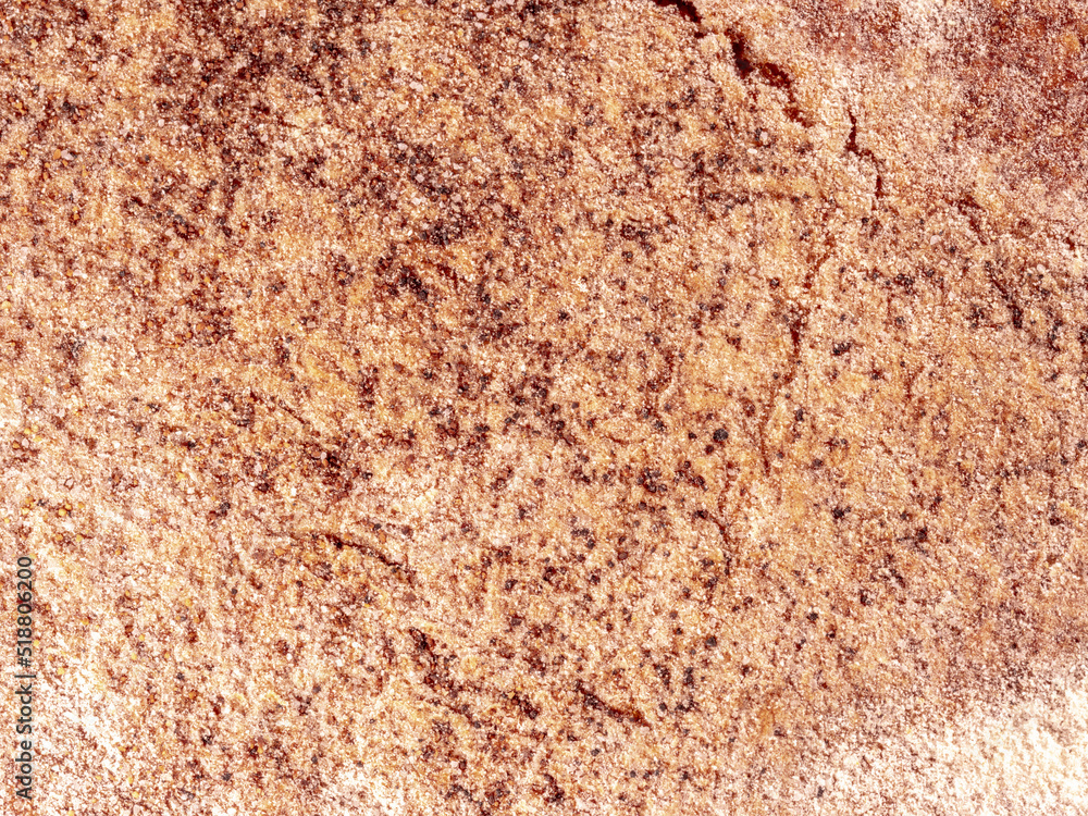 Texture de pain de sègle - croute cuite d'un pain français avec farine blanche Texture de pain de sègle - croute cuite d'un pain français avec farine blanche