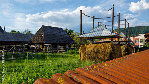 Farms and Farm houses in Oncesti Maramures Romania photo