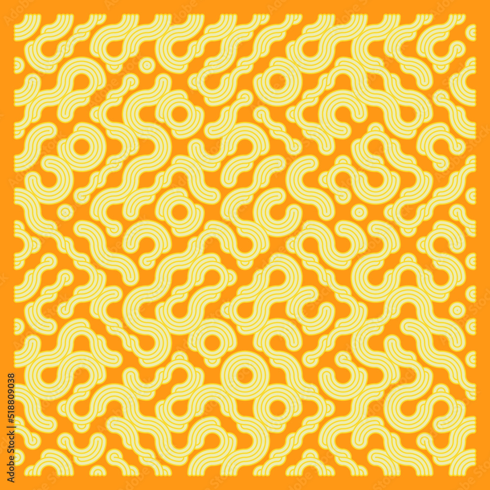 Color truchet tiling connections illustration Color truchet tiling connections illustration