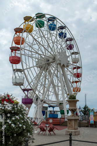 Ferris Wheel in the Barcelona