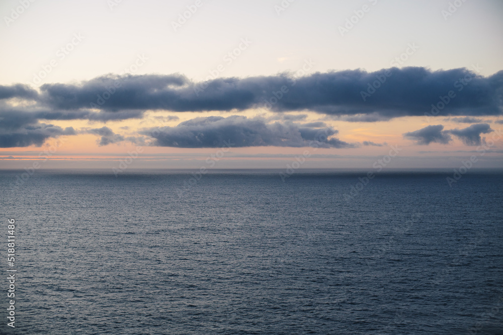 sunset over the sea sunset over the sea