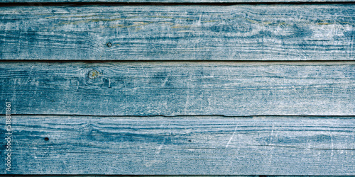 Pine, pine boards, background of pine boards, blue painted wood texture