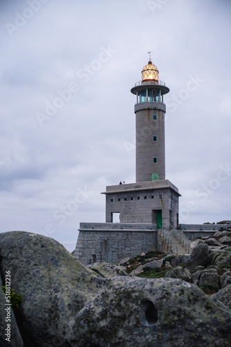 lighthouse on the coast, Galicia, Costa de la Muerte