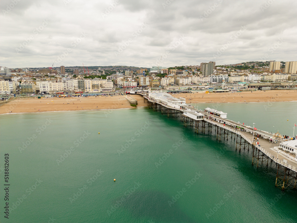 Aerial photo Brighton Palace Pier Summer 2022