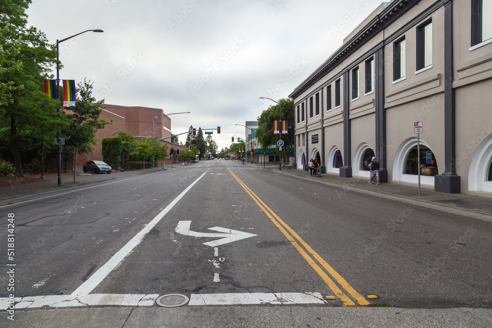 Downtown Santa Rosa,Sonoma Valley,CA