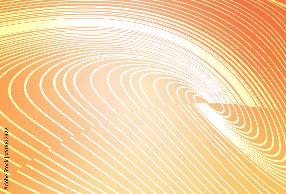 Naklejka premium Light Orange vector template with repeated sticks.