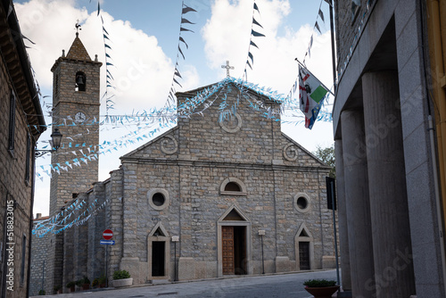 Church of the Nativity of the Virgin Mary, the Basilica of Our Lady in Luogosanto. photo