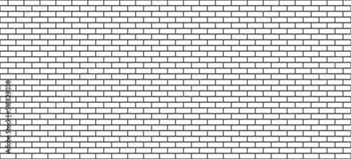Bricks wall seamless pattern for wallpaper, banner. Grunge texture background. Old vintage vector pattern. Vector 10 eps