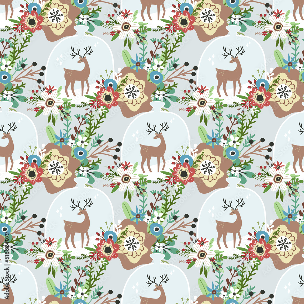 Seamless Christmas pattern. Christmas. Vector pattern. Seamless Christmas pattern. Christmas. Vector pattern.