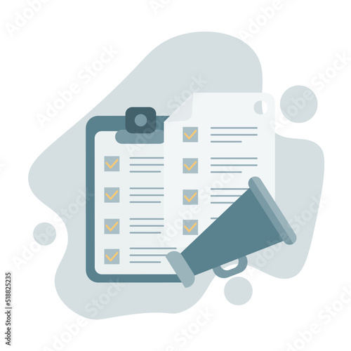 Self assessment, evaluate yourself for personal development. Modern Flat Illustration.