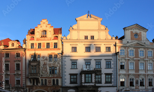 Old houses in downtown in Prague, Czech Respublic   © Lindasky76