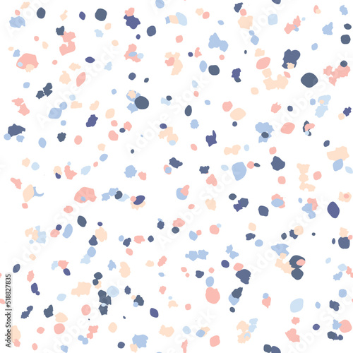 Terrazzo seamless pattern. Vector colorful pattern with pebbles and stone. Pattern ideal for wrapping paper, wallpaper, terrazzo flooring