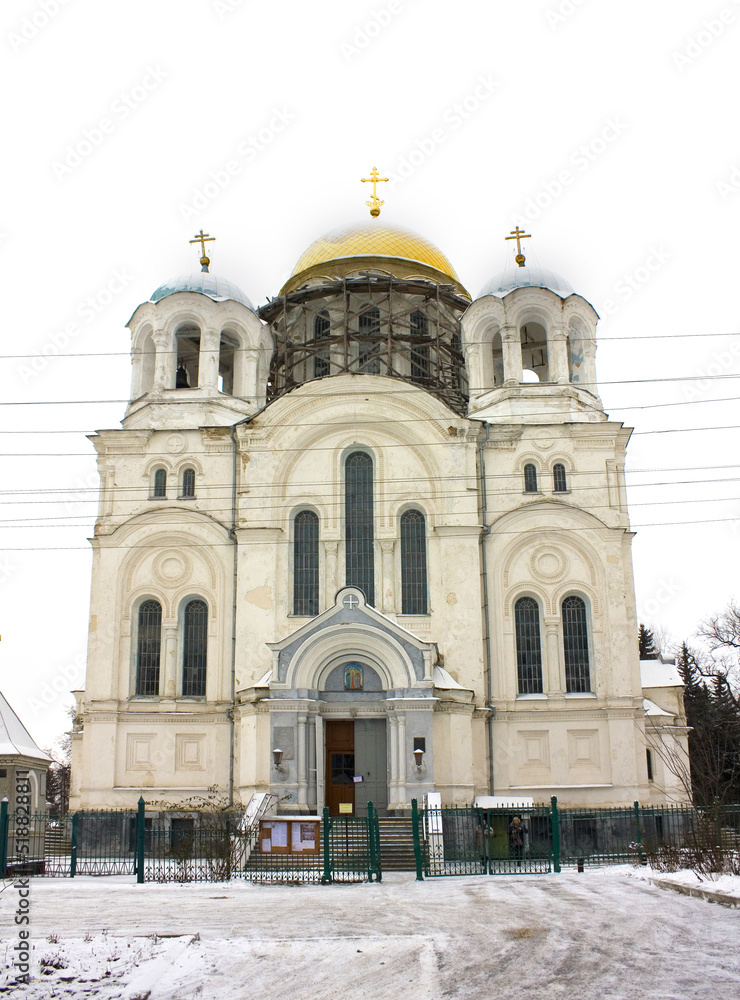 Three-Anastasievskij Cathedral in Glukhov, Ukraine