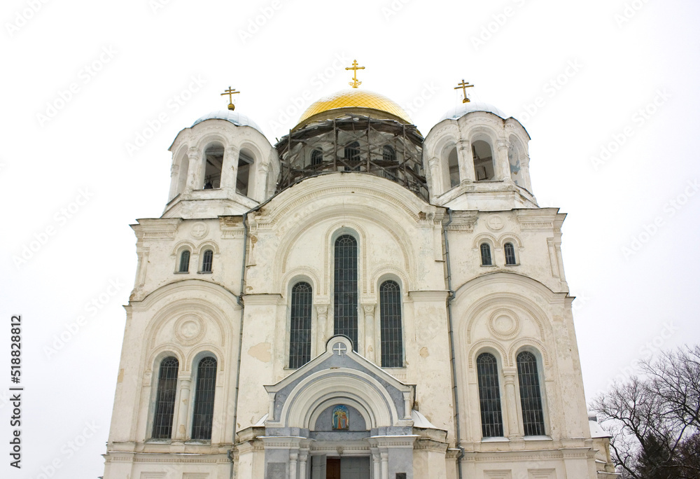 Three-Anastasievskij Cathedral in Glukhov, Ukraine	
