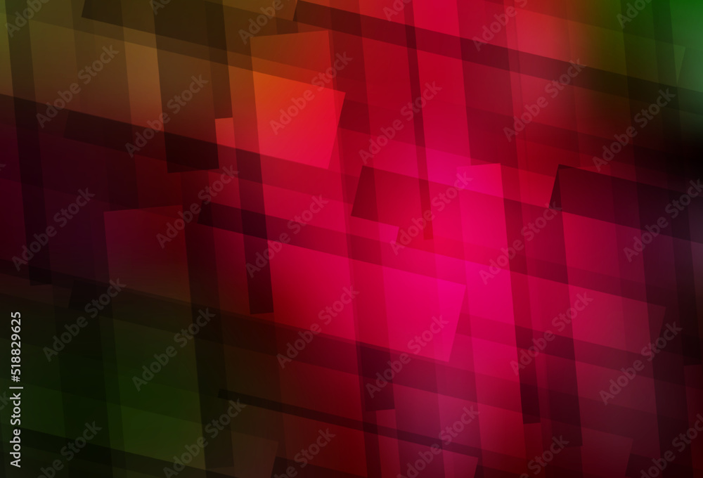 Dark Green, Red vector background with rectangles. Dark Green, Red vector background with rectangles.