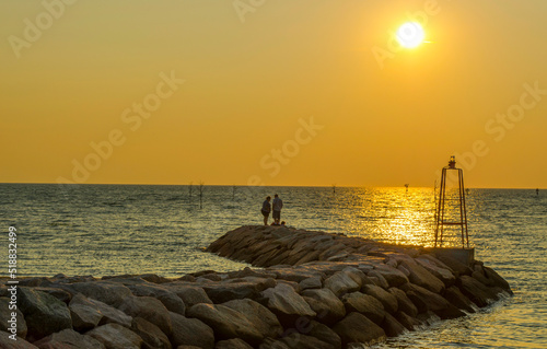 Cape Cod. Sunset. Rock Harbor. Orleans, MA_02
