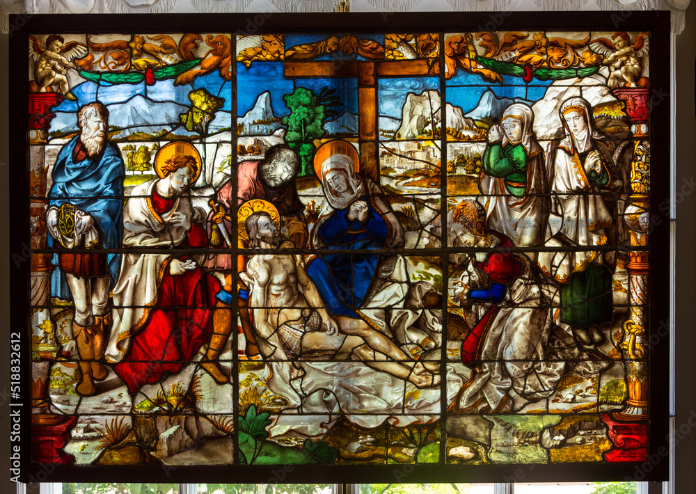Fototapeta premium stained glass window