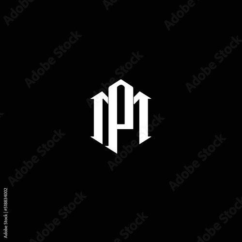 MP PM Logo Design, Creative Minimal Letter PM MP Monogram
