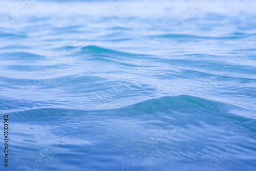 Beautiful sea water surface with ripples as background