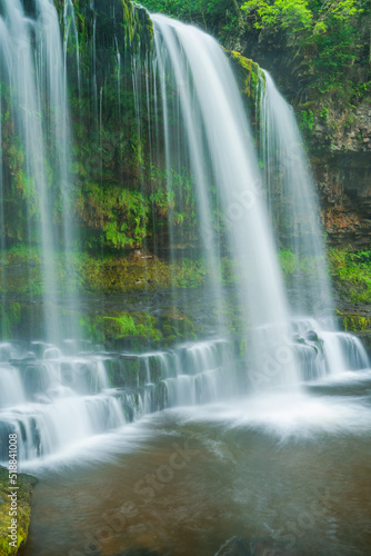 Sgwd yr Eira waterfall in Wales  UK.