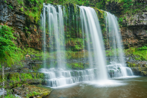 Sgwd yr Eira waterfall in Wales, UK.