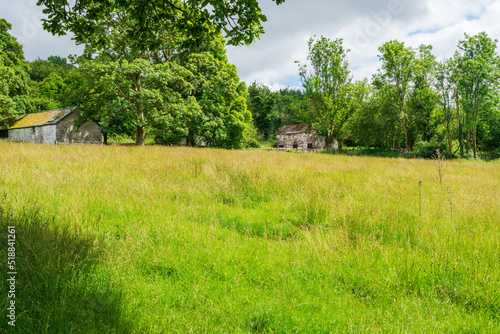 Rural landscape near Sennybridge village, Powys, Wales