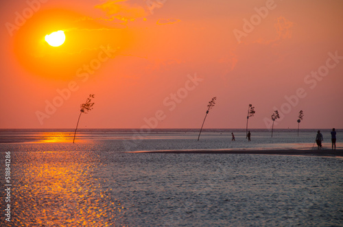 Cape Cod Sunset. Rock Harbor. Orleans, Massachusetts.