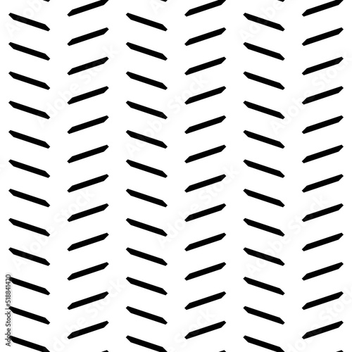 Herringbone motif. Seamless surface pattern design with hexagons tessellation ornament. Mosaic parquet wallpaper. White zigzag weaving lines. Jagged strokes. Digital paper, page fills, print. Vector.