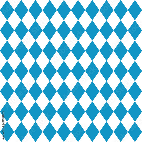 seamless pattern in the form of blue diamonds oktoberfest.