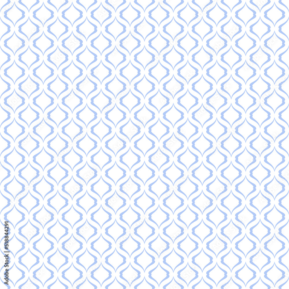 Fototapeta premium Abstract Blue Seamless Geometric Pattern and Texture.