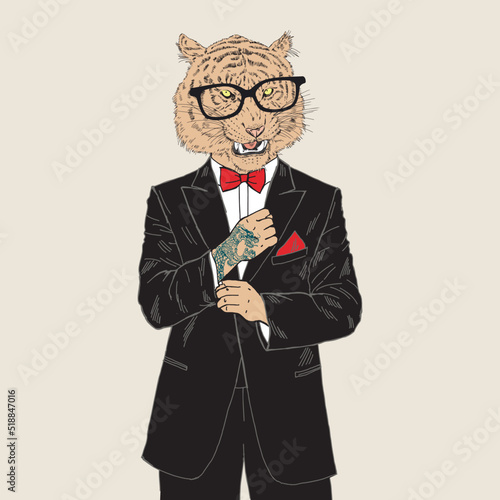 man in suit with glasses