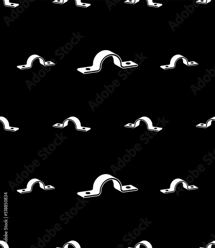 Pipe Clamp Icon Seamless Pattern Y_2111001