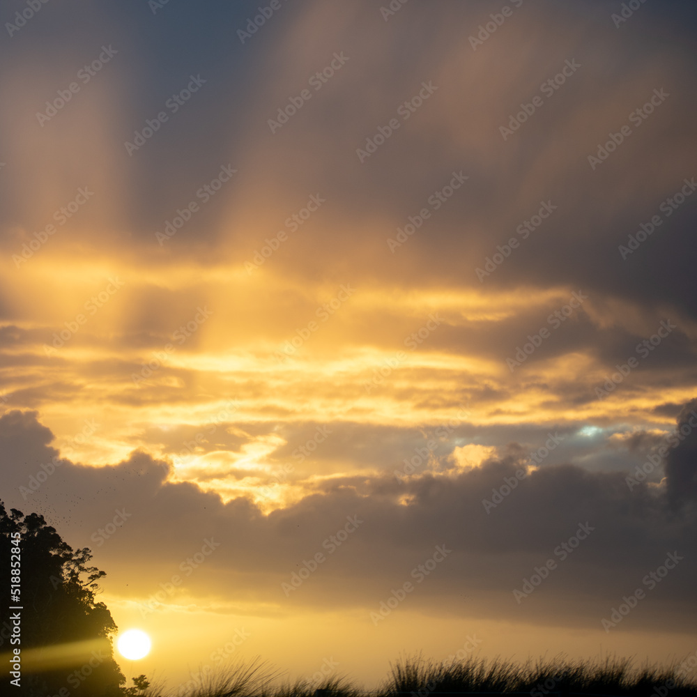 Sunrise at the Mount Maunganui.