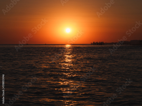 amazing sea view at sunset © enginakyurt