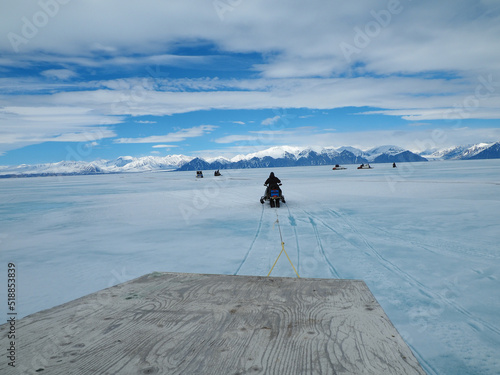 Ringed seal hunt in the Canadian Arctic, subsistence hunting with Inuit hunters